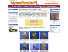 Tablet Screenshot of myteefinestuff.com